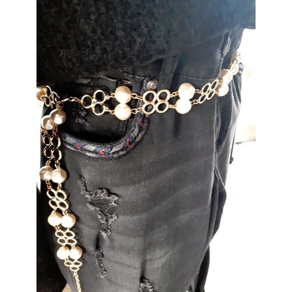 EUC Grace in LA black braided trim accent skinny denim jeans, 30 - Picture 7 of 15